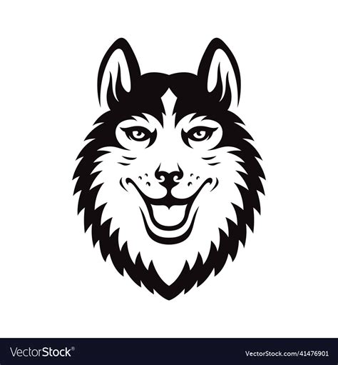 Husky logo Royalty Free Vector Image - VectorStock