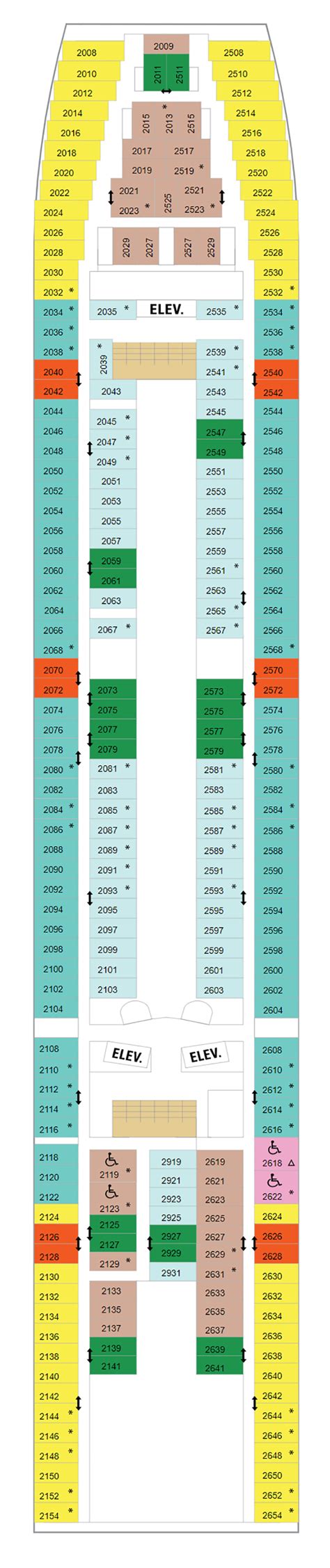 Deck Plans - Enchantment of the Seas - Planet Cruise