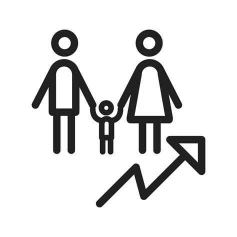 Population Growth Line Icon 7569349 Vector Art at Vecteezy