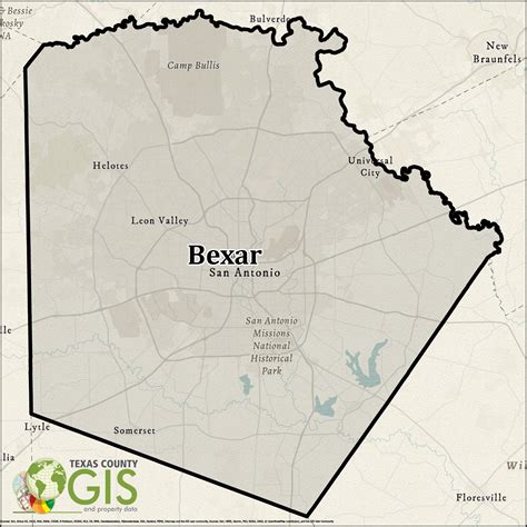 Bexar County Shapefile and Property Data - Texas County GIS Data