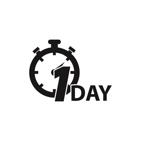 one day service icon vector illustration, suitable for repair shops etc 7702781 Vector Art at ...