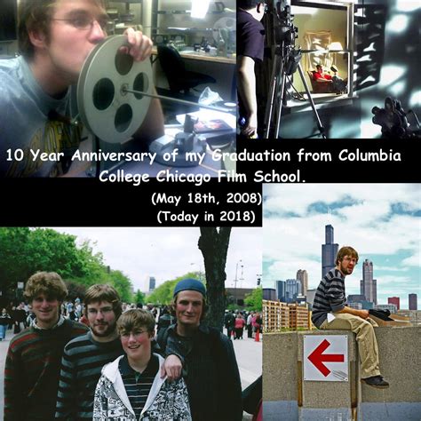 10 Year Anniversary of my Graduation from Columbia College Chicago Film School- (May 18th, 2008 ...