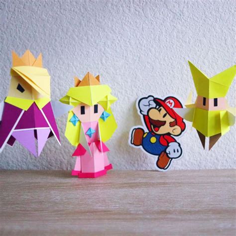 Make Paper Mario the Origami King Characters with FREE Print Out | Origami crafts, Mario crafts ...