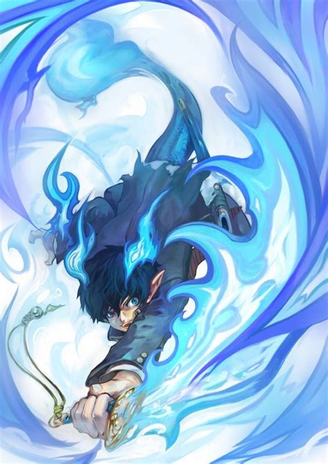 Rin Okumura of the Blue Fire. | Blue exorcist anime, Anime, Blue ...