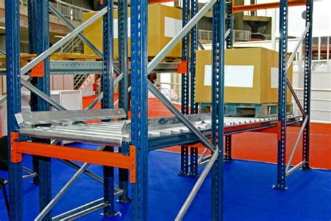 Gravity Flow Racking Helps Reduce Manual Handling of Items