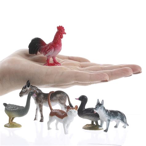 Assorted Miniature Farm Animals - Animal Miniatures - Dollhouse Miniatures - Doll Making ...