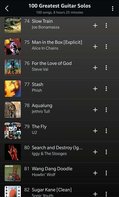 Studio version "Stash" is number 77 on Amazon Music's "100 greatest ...