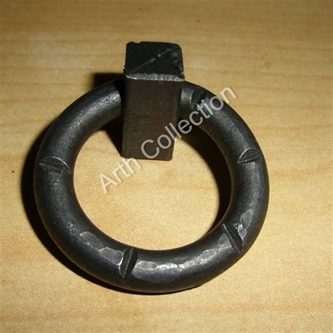 Black Iron Cabinet Door Round Pull, Finish Type: Nickel at Rs 200 in ...