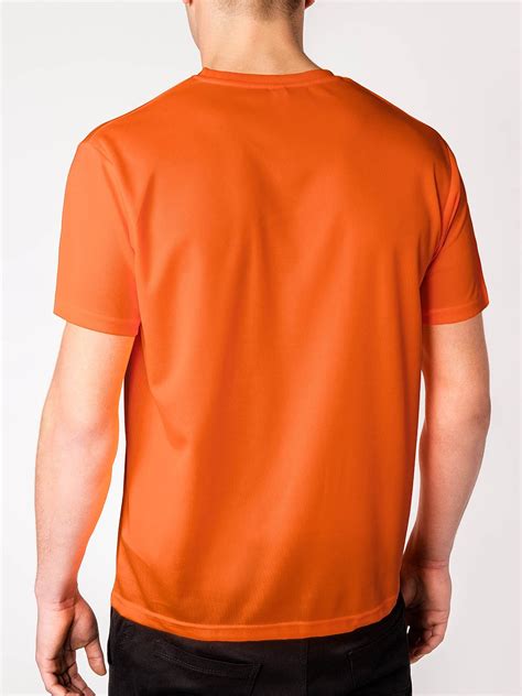 Men's plain t-shirt S883 - orange | MODONE wholesale - Clothing For Men