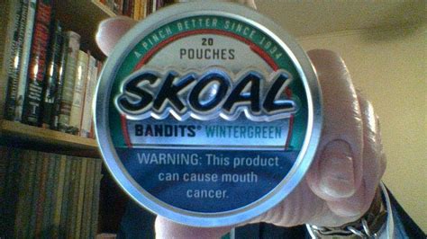 Skoal xtra wintergreen nicotine content