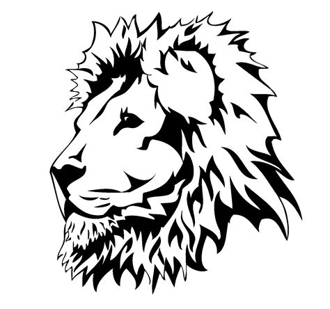 Lion Outline Clipart at getgradyblog Blog