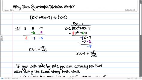 Synthetic Division Worksheet Doc | Try this sheet