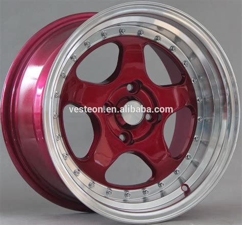 Hot Selling 15 17 Inch Deep Dish Pcd 100/114.3 Alloy Wheel Rims For Cars - Buy Alloy Wheel Rims ...