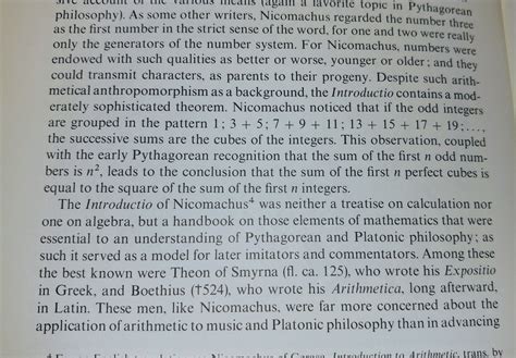 Nicomachus anthropomorphized numbers. P. 200 Carl Boyer | Psychology, Words, Number system