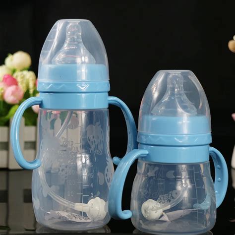 Newborn Baby bottle silicon milk bottle High Temperature Resistance ...