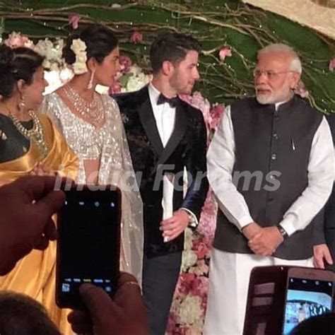 Prime Minister Narendra Modi at Priyanka and Nick's Wedding Reception ...