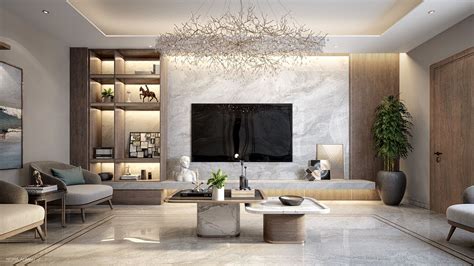 KSA | Living room on Behance | Living room wall units, Living room design decor, Luxury living room