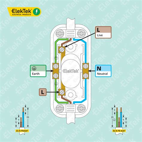 ElekTek Low Profile Torpedo Switch 2 Amp Use 2 or 3 Core Flex Colours ...