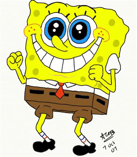 Spongebob Squarepants-Grin by crazyliss on DeviantArt