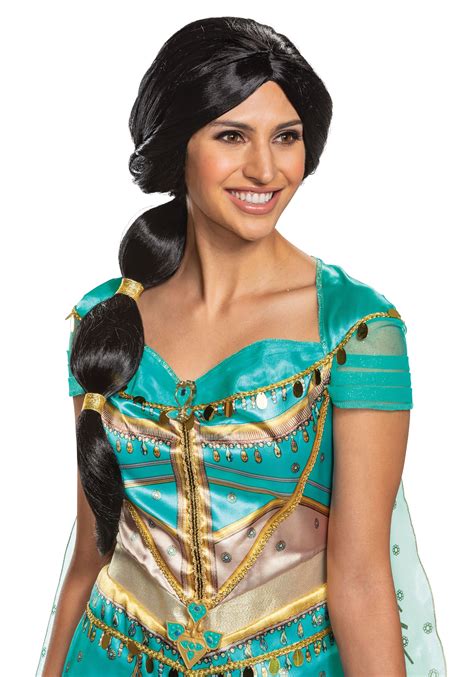 Adult Aladdin Live Action Jasmine Wig | Jasmine Costume Wigs