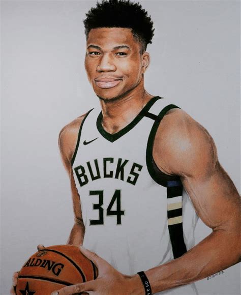 Drawing Giannis Antetokounmpo | Gianni, Drawings, Draw