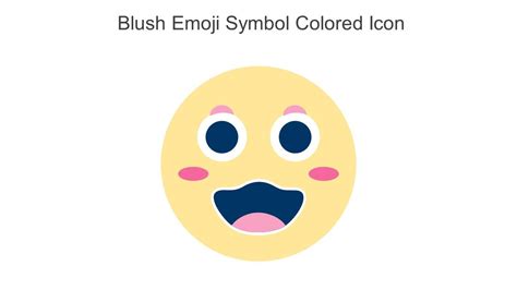 Blush Emoji Symbol Colored Icon In Powerpoint Pptx Png And Editable Eps ...