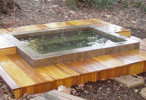 Diy In Ground Hot Tub With Deck | Home Ideas | Hot tub plans, Inground hot tub, Hot tub landscaping