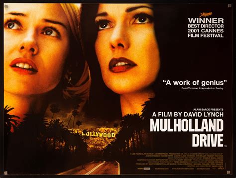 Mulholland Drive Movie Poster 2001 British Quad (30x40)