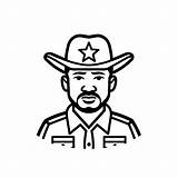 Sheriff Star Coloring Page  sketch template