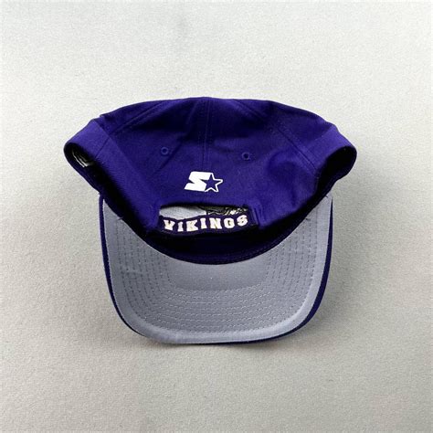 Vintage Minnesota Vikings Hat Velcroback Adult... - Depop