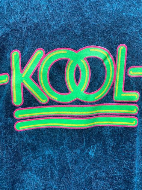 Kool Cigarettes Mineral Washed T-shirt W/ Neon Puff Ink Logo ...