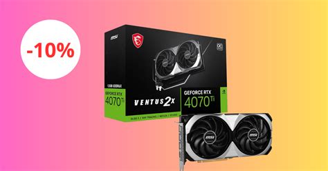 GeForce RTX 4070: -10% on the graphics card at Amazon, hurry!