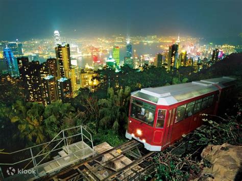 [Hong Kong at night] Old Town Central + Ding Ding Car + Victoria Peak ...