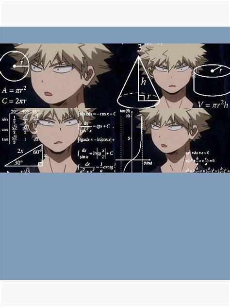 "Confused Bakugo Anime Meme" Poster for Sale by OrloBrownS | Redbubble