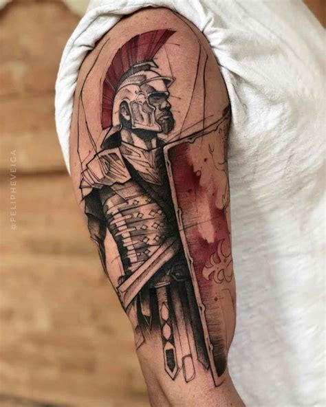 Roman Soldier Tattoo | Best Tattoo Ideas Gallery | Tatuaje de gladiador ...