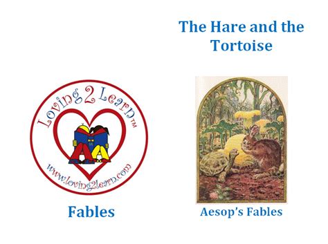 Fables: Printable “A Hare and the Tortoise” and a Learn Along Video