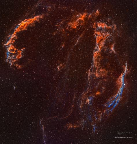 The Cygnus Loop - A supernova remnant.. : Astronomy