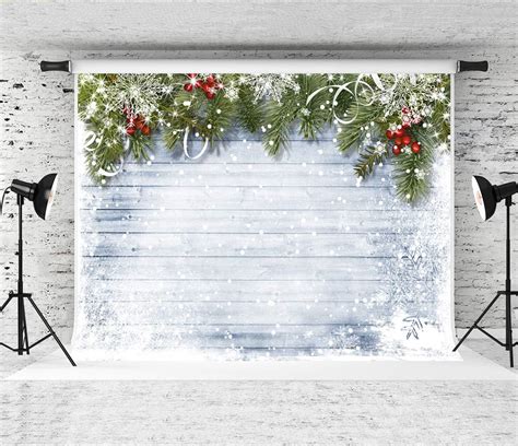 Tор Brаndѕ Kate 10x8ft Christmas Backdrop Wood Board Backdrops Snow ...