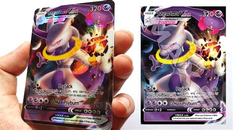 Gigantamax Mewtwo - Making New Pokémon TCG Fanmade Card - YouTube