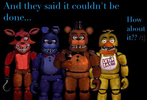 The Unwithered Animatronics are back!!! by xxChilledChrisxx on DeviantArt