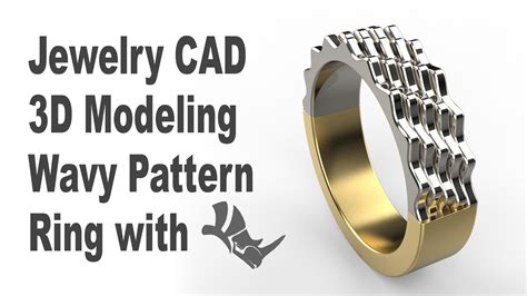 Jewelry CAD Design Tutorial- Wavy Ring Design 3D Modeling with Rhino 3D #402 - YouTube