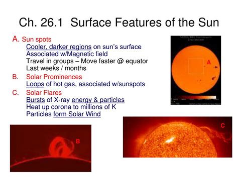 PPT - The Sun’s Structure & Features Chapter 26.1 PowerPoint ...