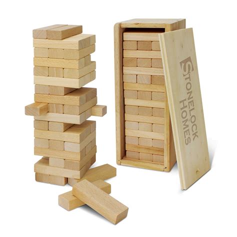 Tower Up Jenga Blocks - Promotional Products, Trusted by Big Brands: PromosXchange