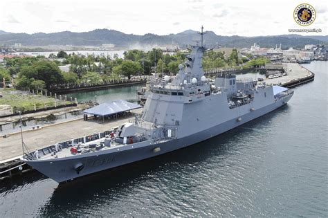 PH Navy christens first-ever brand new frigate, BRP Jose Rizal