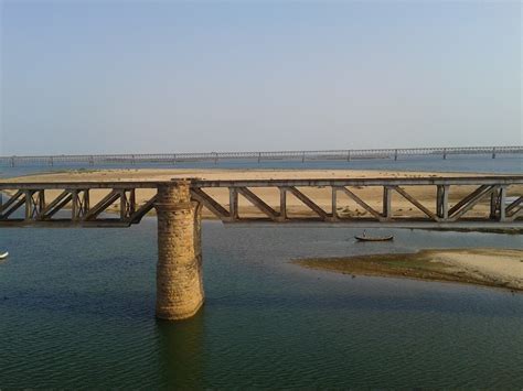 Free photo: Godavari Rail Bridge - Asia, Bridge, India - Free Download ...