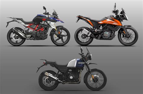 KTM 250 Adventure vs RE Himalayan vs BMW G 310 GS specifications ...