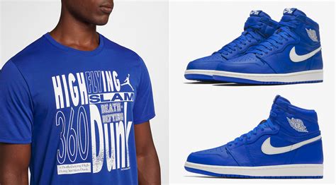 Air Jordan 1 Hyper Royal T Shirts | SneakerFits.com