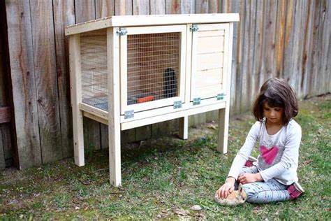 How to Build a DIY Rabbit Hutch for Indoor and Outdoor - TheDIYPlan