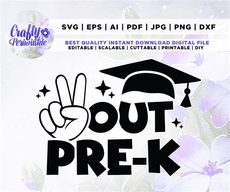 Pre K Svg Prek Graduation Svg Preschool Graduate Gift - Etsy