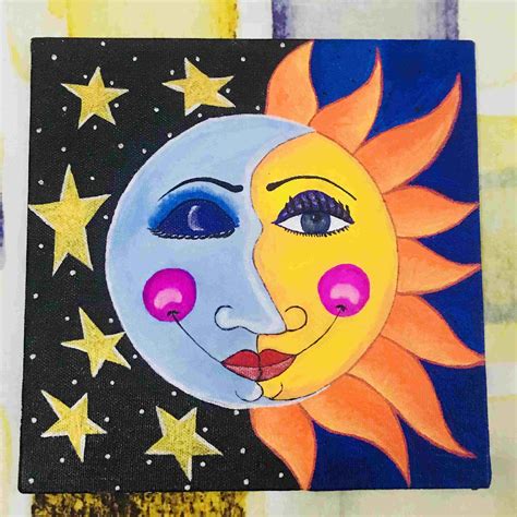 Sun And Moon Painting - change comin